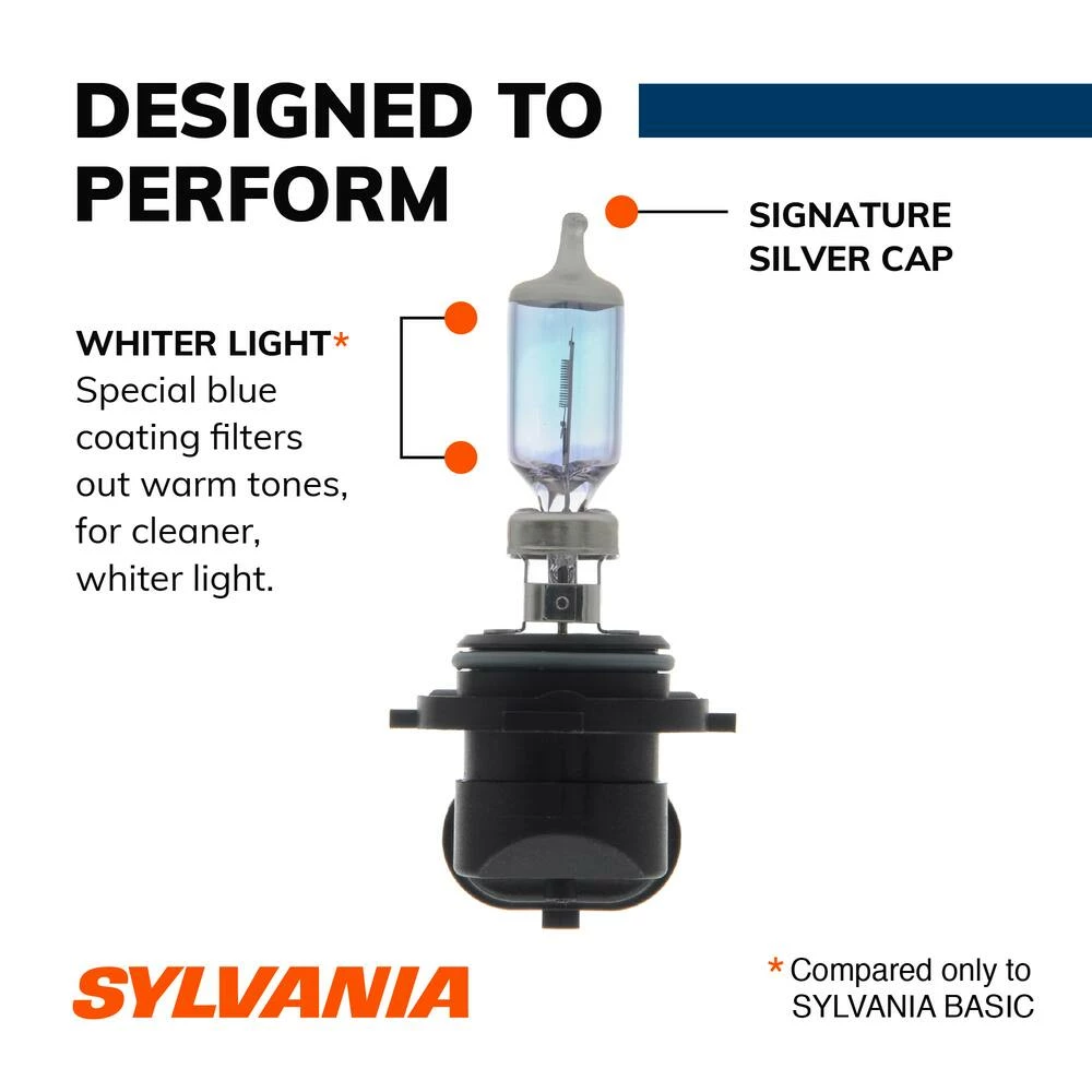 9006 Sylvania SilverStar® Halogen Headlight Bulb, Whiter Light, 1-pk - Image 9