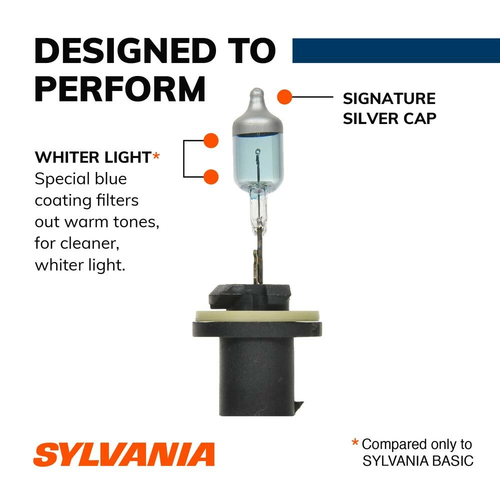 880 Sylvania SilverStar® Halogen Headlight Bulb, Whiter Light, 1-pk - Image 13