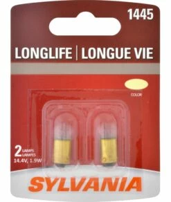 1445 Sylvania Long Life Mini Bulb, 2-pk
