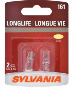 161 Sylvania Long Life Mini Bulb, 2-pk