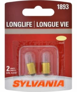 1893 Sylvania Long Life Mini Bulb, 2-pk