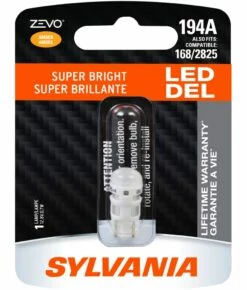 194A Sylvania ZEVO® Amber LED Mini Bulb, Super Bright, 1-pk