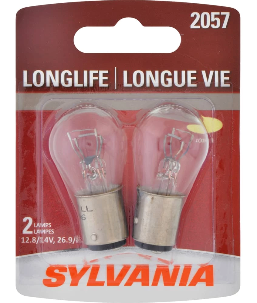 2057 Sylvania Long Life Mini Bulb, 2-pk