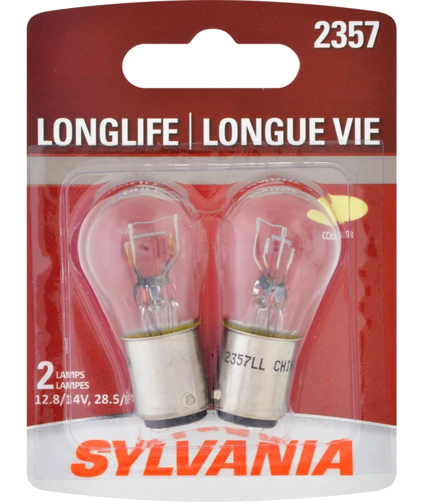 2357 Sylvania Long Life Mini Bulb, 2-pk - Image 2