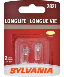 2821 Sylvania Long Life Mini Bulb, 2-pk