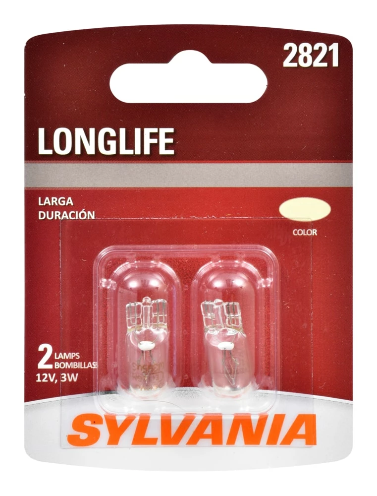 2821 Sylvania Long Life Mini Bulb, 2-pk - Image 2
