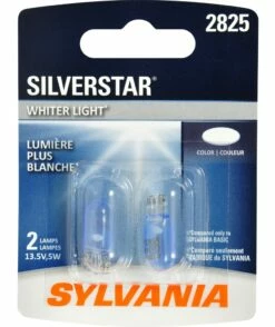 2825 Sylvania SilverStar® Mini Bulb, Whiter Light, 2-pk
