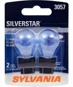 3057 Sylvania SilverStar® Mini Bulb, Whiter Light, 2-pk