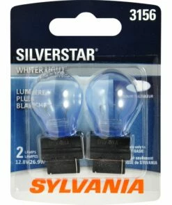 3156 Sylvania SilverStar® Mini Bulb, Whiter Light, 2-pk