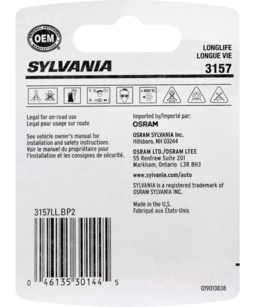 3157 Sylvania Long Life Mini Bulb, 2-pk - Image 4