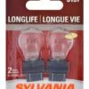 3157 Sylvania Long Life Mini Bulb, 2-pk