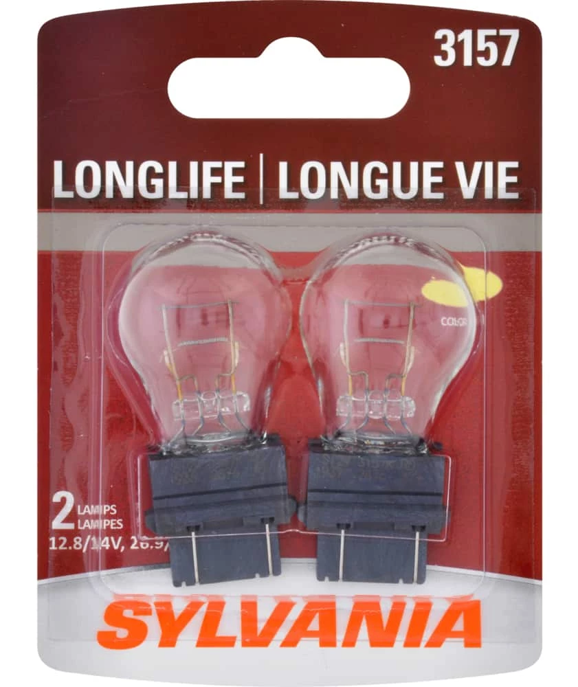 3157 Sylvania Long Life Mini Bulb, 2-pk