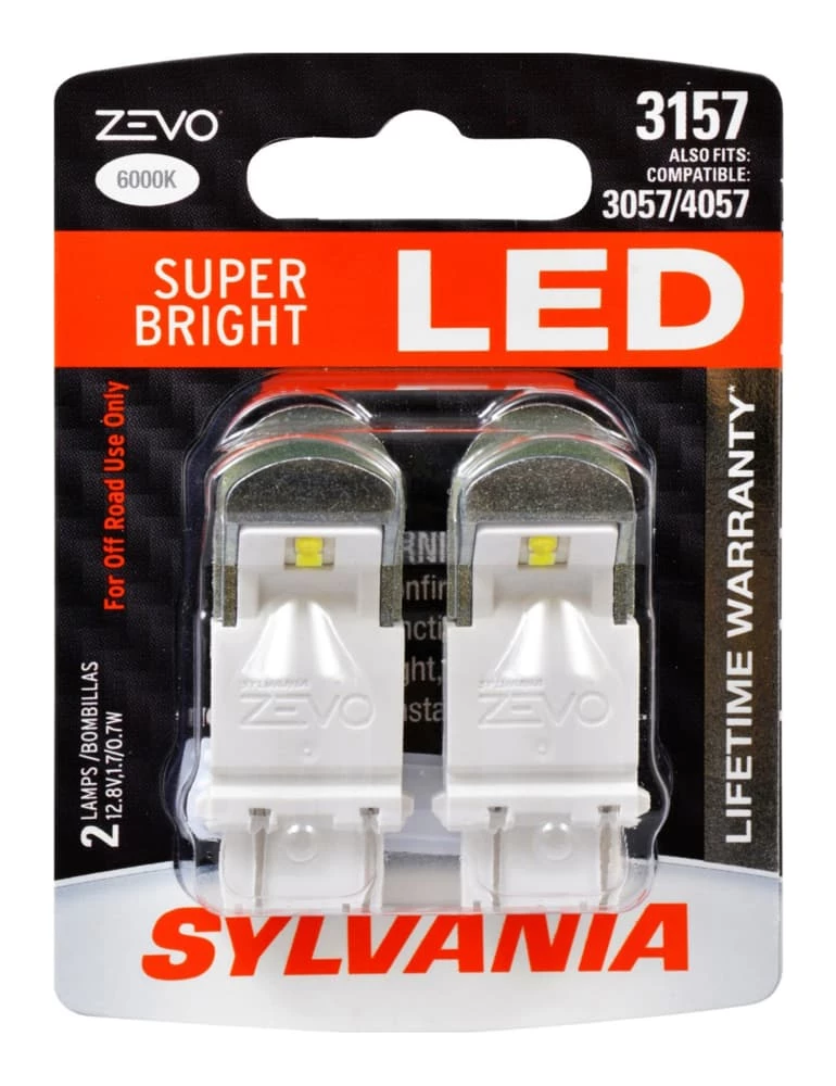 3157 Sylvania ZEVO® Mini Bulb, Super Bright, 2-pk