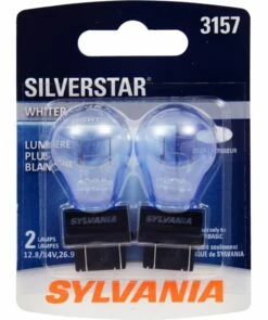 3157 Sylvania SilverStar® Mini Bulb, Whiter Light, 2-pk