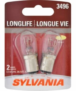 3496 Sylvania Long Life Mini Bulb, 2-pk