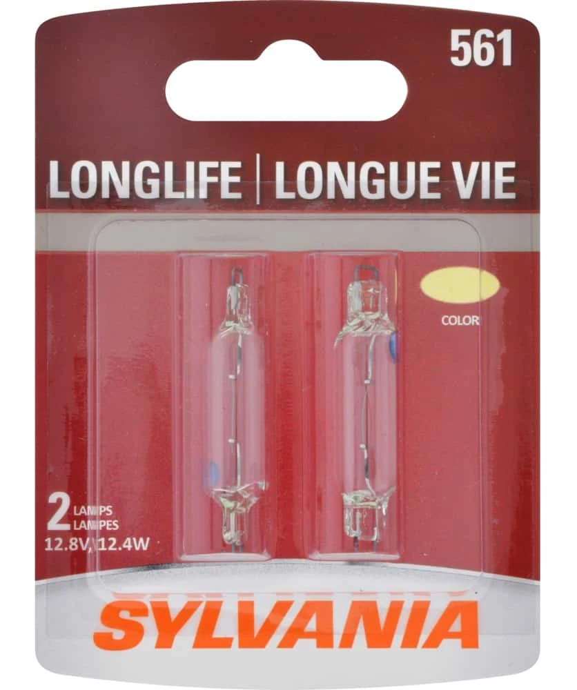 561 Sylvania Long Life Mini Bulb, 2-pk