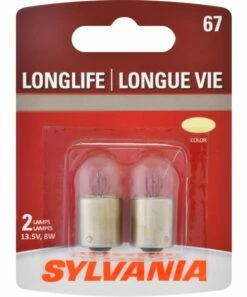67 Sylvania Long Life Mini Bulb, 2-pk