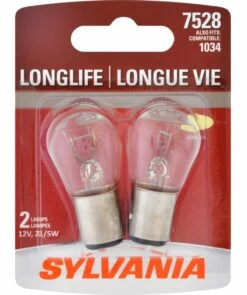 7528 Sylvania Long Life Mini Bulb, 2-pk