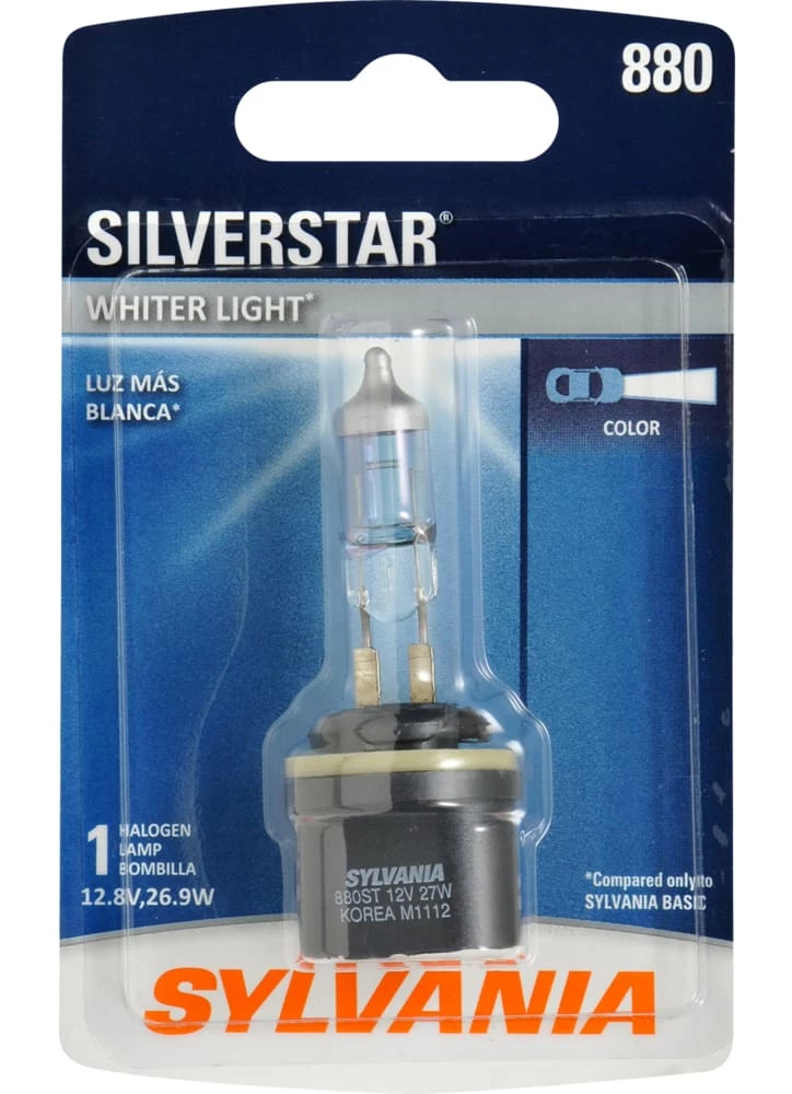 880 Sylvania SilverStar® Halogen Headlight Bulb, Whiter Light, 1-pk - Image 3