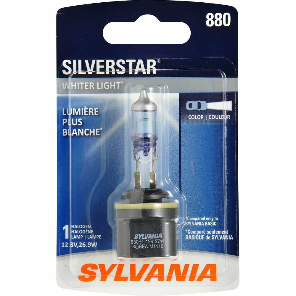 880 Sylvania SilverStar® Halogen Headlight Bulb, Whiter Light, 1-pk
