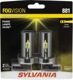 881 Sylvania FogVision® Yellow Fog Light, 2-pk