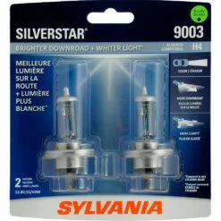 9003 Sylvania SilverStar® Halogen Headlight Bulb, Whiter Light, 2-pk