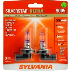 9005 Sylvania SilverStar® ULTRA Halogen Headlight Bulb, Whiter Light, 2-pk