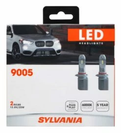 9005 Sylvania ZEVO® LED Headlights, 6000k Cool White Light, 2-pk