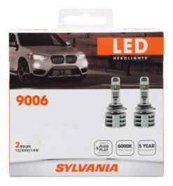 9006 Sylvania ZEVO® LED Headlight Bulb, 6000k Cool White Light, 2-pk