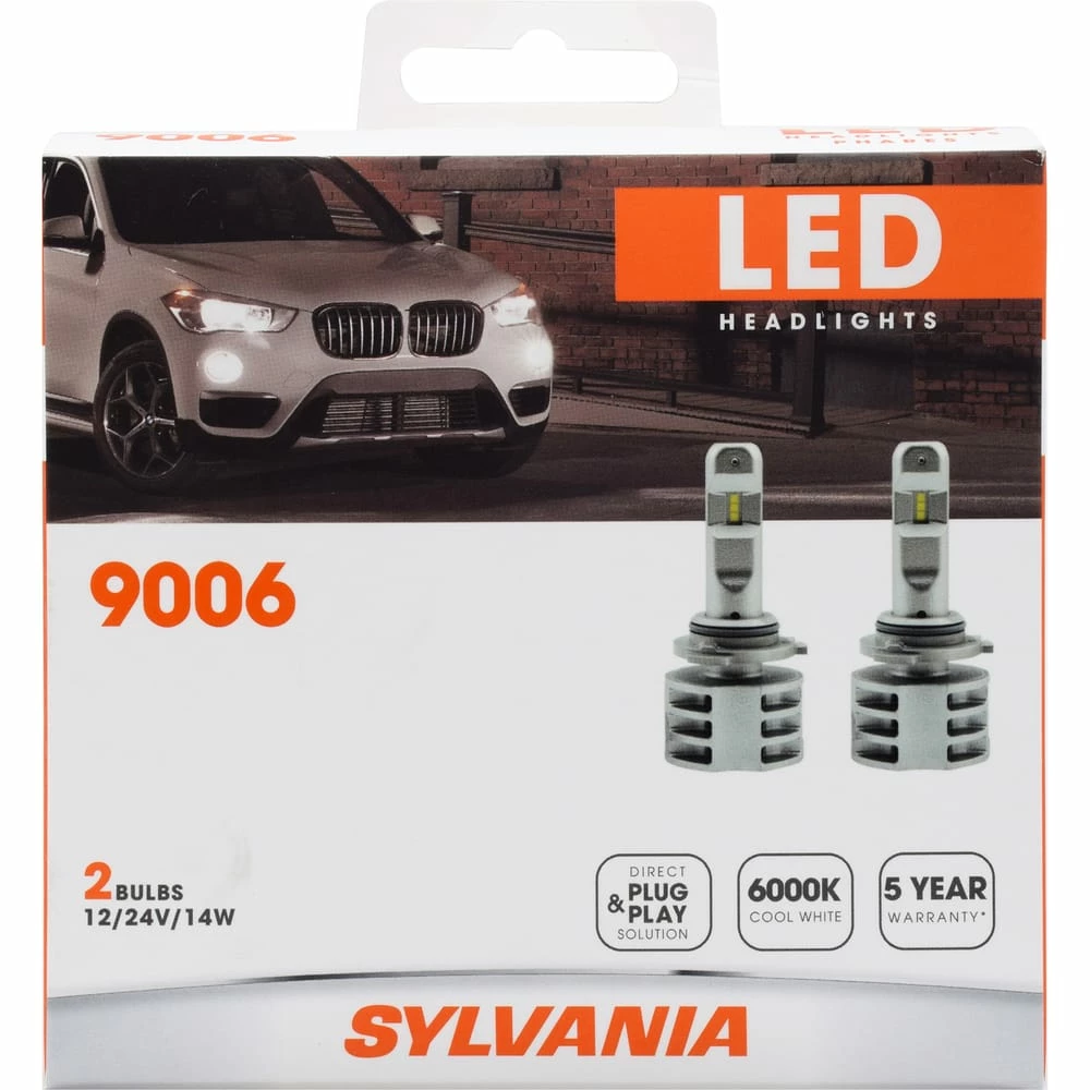 9006 Sylvania ZEVO® LED Headlight Bulb, 6000k Cool White Light, 2-pk - Image 11