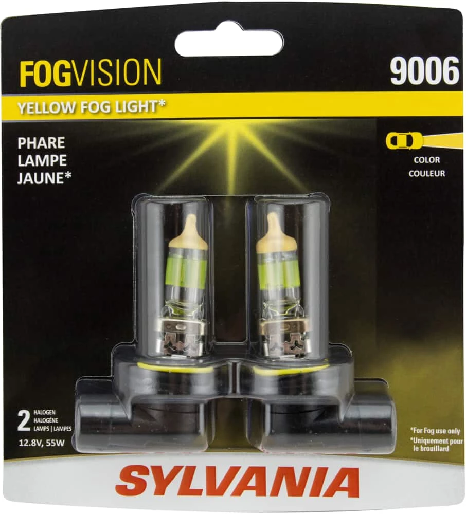 9006 Sylvania FogVision® Yellow Fog Light, 2-pk