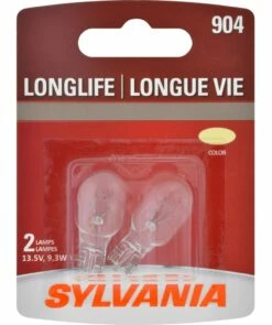 904 Sylvania Long Life Mini Bulb, 2-pk