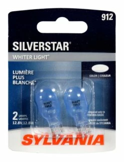 912 Sylvania SilverStar® Mini Bulb, Whiter Light, 2-pk