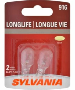 916 Sylvania Long Life Mini Bulb, 2-pk