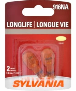 916NA Sylvania Long Life Mini Bulb, 2-pk