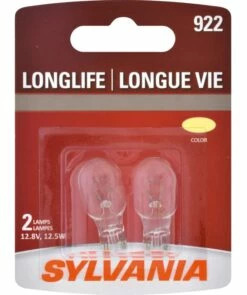 922 Sylvania Long Life Mini Bulb, 2-pk