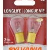 93 Sylvania Long Life Mini Bulb, 2-pk
