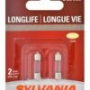 DE3022 Sylvania Long Life Mini Bulb, 2-pk