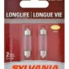 DE3423 Sylvania Long Life Mini Bulb, 2-pk