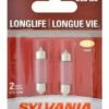DE3425 Sylvania Long Life Mini Bulb, 2-pk