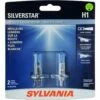 H1 Sylvania SilverStar® Halogen Headlight Bulb, Whiter Light, 2-pk
