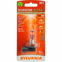 H11 Sylvania SilverStar® ULTRA Halogen Headlight Bulb, Whiter Light, 1-pk