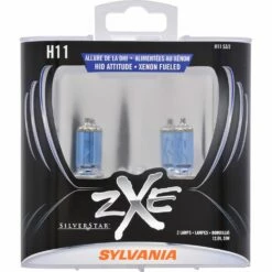 H11 Sylvania SilverStar® ZXe Headlight Bulb, 2-pk