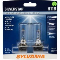 H11 Sylvania SilverStar® Halogen Headlight Bulb, 2-pk