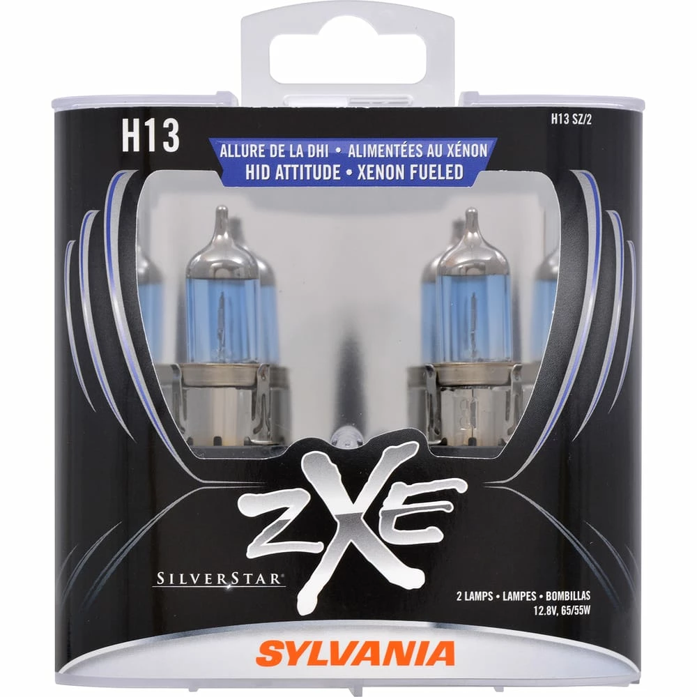 H13 Sylvania SilverStar® ZXe Headlight Bulb, 2-pk
