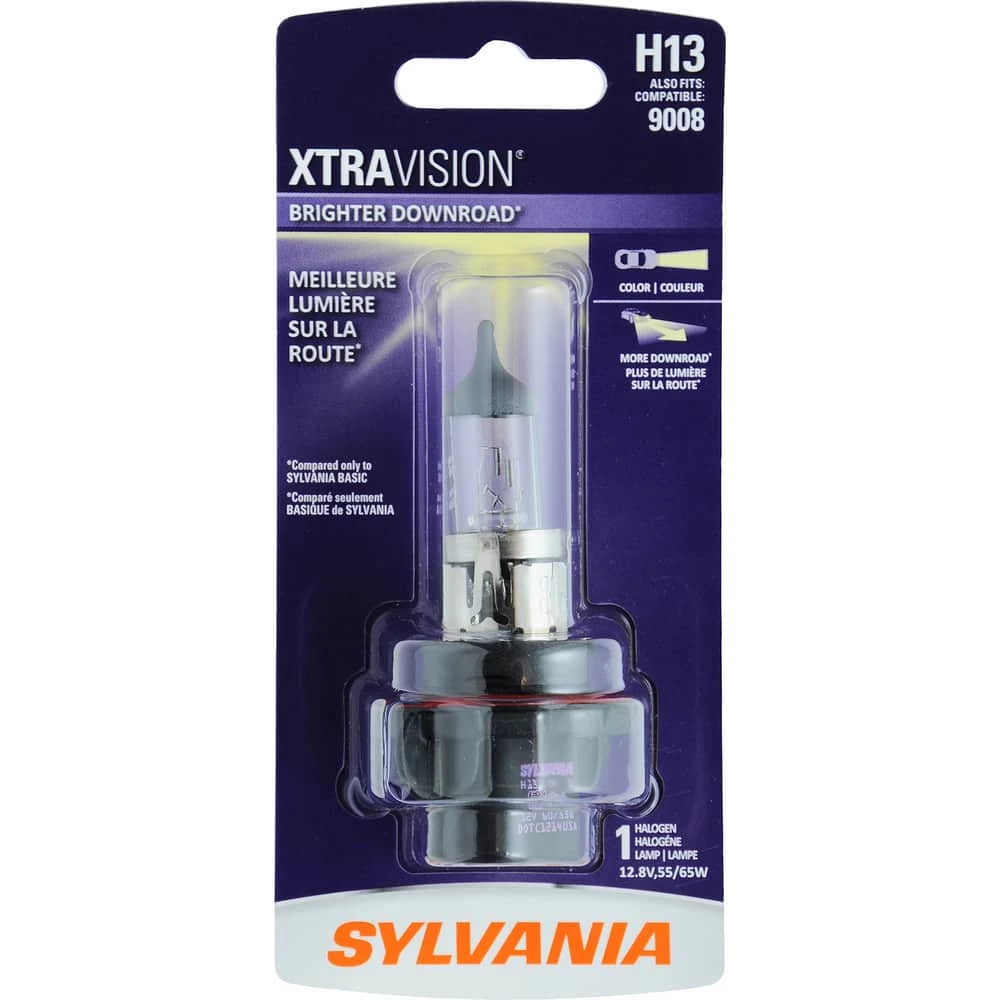 H13 Sylvania Halogen Headlight Bulb, 1-pk