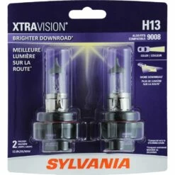 H13 Sylvania Halogen Headlight Bulb, 2-pk