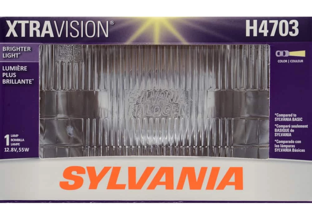 H4351 Sylvania XtraVision® Sealed Beam Headlight, Brighter Light, 1-pk