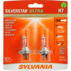 H7 Sylvania SilverStar® ULTRA Halogen Headlight Bulb, Whiter Light, 2-pk