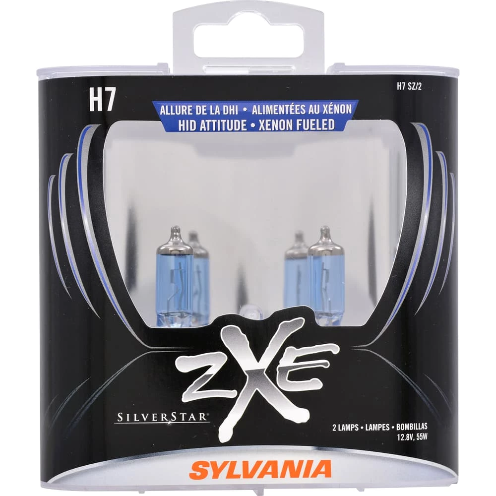 H7 Sylvania SilverStar® ZXe Headlight Bulb, 2-pk